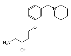 1-amino-4-[3-(piperidin-1-ylmethyl)phenoxy]butan-2-ol Structure