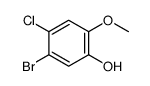5-bromo-4-chloro-2-methoxyphenol Structure