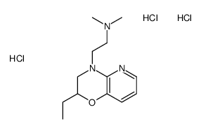 2-(8-ethyl-7-oxa-2,10-diazabicyclo[4.4.0]deca-2,4,11-trien-10-yl)-N,N- dimethyl-ethanamine trihydrochloride Structure