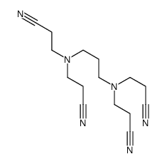 3-[3-[bis(2-cyanoethyl)amino]propyl-(2-cyanoethyl)amino]propanenitrile Structure