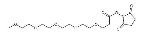 m-PEG5-NHS ester structure