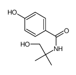 4-hydroxy-N-(1-hydroxy-2-methylpropan-2-yl)benzamide Structure