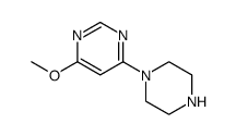 4-METHOXY-6-(PIPERAZIN-1-YL)PYRIMIDINE HYDROCHLORIDE Structure