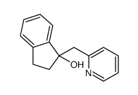 1-(pyridin-2-ylmethyl)-2,3-dihydroinden-1-ol Structure