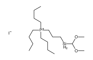 tributyl-[3-(dimethoxymethylsilyl)propyl]phosphanium,iodide Structure