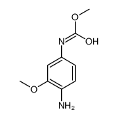 methyl N-(4-amino-3-methoxyphenyl)carbamate结构式