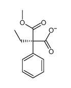 (2R)-2-methoxycarbonyl-2-phenylbutanoate Structure