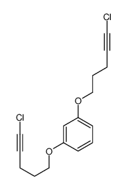 1,3-bis(5-chloropent-4-ynoxy)benzene Structure