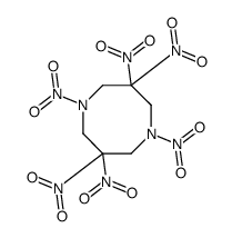 1,3,3,5,7,7-hexanitro-1,5-diazocane Structure