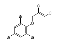 1,3,5-tribromo-2-(2,3-dichloroprop-2-enoxy)benzene Structure
