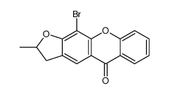 11-bromo-2-methyl-2,3-dihydrofuro[3,2-b]xanthen-5-one Structure