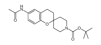 6-ACETYLAMINO-2-SPIRO(N-BOC-PIPERIDINE-4-YL)-BENZOPYRAN Structure