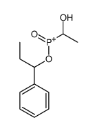 1-hydroxyethyl-oxo-(1-phenylpropoxy)phosphanium Structure