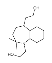 2-[5-(2-hydroxyethyl)-4,4-dimethyl-2,3,5a,6,7,8,9,9a-octahydrobenzo[b][1,4]diazepin-1-yl]ethanol Structure