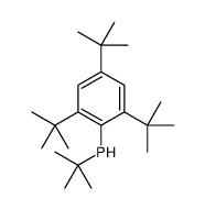 tert-butyl-(2,4,6-tritert-butylphenyl)phosphane Structure