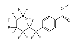 methyl 4-(1,1,2,2,3,3,4,4,5,5,6,6,6-tridecafluorohexyl)benzoate结构式