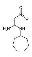 1-N'-cycloheptyl-2-nitroethene-1,1-diamine Structure