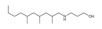 3-(2,4,6-trimethyldecylamino)propan-1-ol Structure