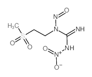 Guanidine, N-[2-(methylsulfonyl)ethyl]-N-nitro-N-nitroso- structure