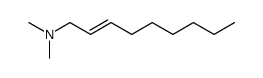 E-N,N-dimethylamino-1 nonene-2 Structure