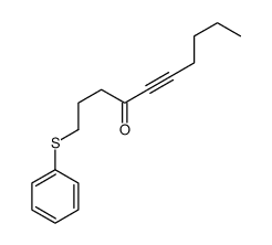 1-phenylsulfanyldec-5-yn-4-one Structure