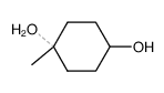 1-methylcyclohexane-1,4-diol structure