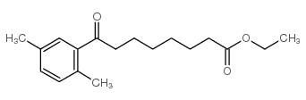 ethyl 8-(2,5-dimethylphenyl)-8-oxooctanoate结构式