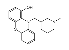 10-[(1-methylpiperidin-3-yl)methyl]phenothiazin-1-ol结构式