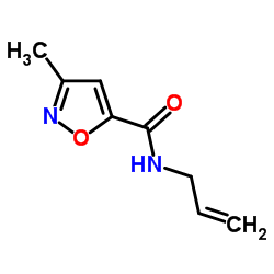 5-Isoxazolecarboxamide,N-allyl-3-methyl-(7CI) Structure