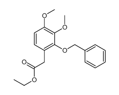 ethyl 2-(3,4-dimethoxy-2-phenylmethoxyphenyl)acetate结构式