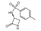 (3S)-3-p-tolylsulphonamidoazetidin-2-one Structure