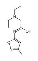 2-(diethylamino)-N-(3-methyl-1,2-oxazol-5-yl)acetamide Structure