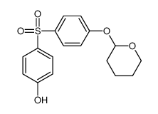 4-[4-(oxan-2-yloxy)phenyl]sulfonylphenol结构式