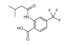 Benzoic acid, 2-[(3-methyl-1-oxobutyl)amino]-4-(trifluoromethyl)-结构式
