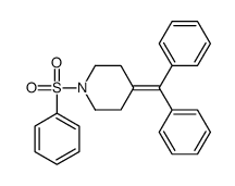 1-(benzenesulfonyl)-4-benzhydrylidenepiperidine Structure