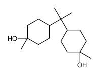 4-[2-(4-hydroxy-4-methylcyclohexyl)propan-2-yl]-1-methylcyclohexan-1-ol结构式