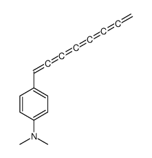 N,N-dimethyl-4-octa-1,2,3,4,5,6,7-heptaenylaniline结构式