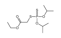 ethyl 2-di(propan-2-yloxy)phosphinothioylsulfanylacetate结构式