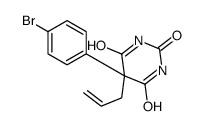 5-(4-bromophenyl)-5-prop-2-enyl-1,3-diazinane-2,4,6-trione Structure