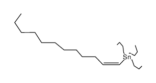 (Z)-1-tributylstannyl-1-dodecene Structure