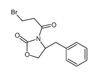 (4R)-4-benzyl-3-(3-bromopropanoyl)-1,3-oxazolidin-2-one结构式