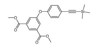 dimethyl-5-(4-trimethylsilylethynylphenoxy)-isophthalate Structure
