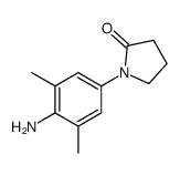 1-(4-amino-3,5-dimethylphenyl)pyrrolidin-2-one结构式