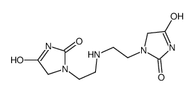 1-[2-[2-(2,4-dioxoimidazolidin-1-yl)ethylamino]ethyl]imidazolidine-2,4-dione结构式