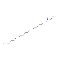 (2-hydroxyethyl)octadecylammonium chloride结构式