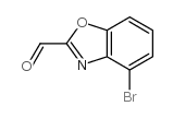 4-Bromo-benzooxazole-2-carbaldehyde Structure