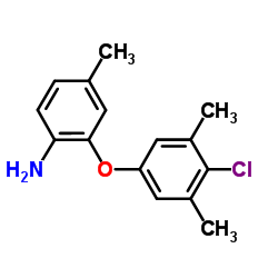 2-(4-Chloro-3,5-dimethylphenoxy)-4-methylaniline结构式