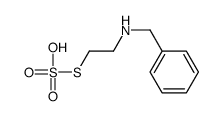 (2-sulfosulfanylethylamino)methylbenzene Structure