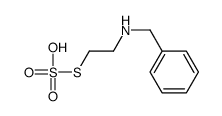 (2-sulfosulfanylethylamino)methylbenzene结构式