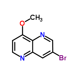 3-Bromo-8-methoxy-1,5-naphthyridine Structure